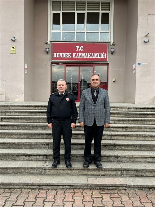 Sakarya İl Jandarma Komutanı Kıdemli Albay  Nejdet KARACA, Kaymakamımız Halil İbrahim ACIR’ı Ziyaret Etti